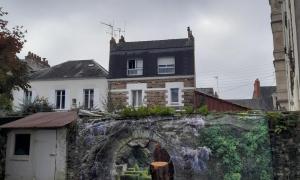 Abattage d'un cerisier Centre ville de Nantes 